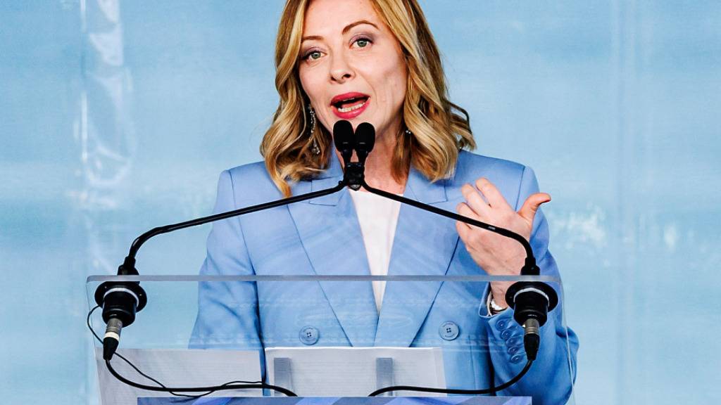 Italiens Ministerpräsidentin Giorgia Meloni. Foto: Roberto Monaldo/LaPresse via ZUMA Press/dpa