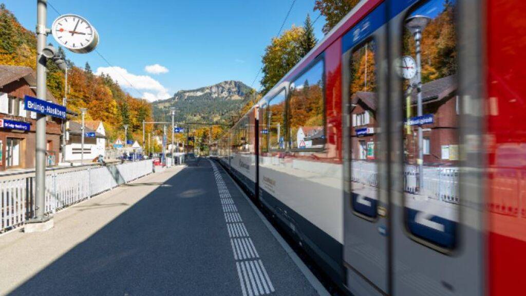 Bahnstrecke Giswil OW und Meiringen BE für zwei Monate unterbrochen