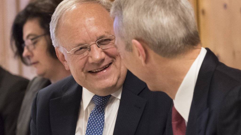 Wirtschaftsminister Johann Schneider-Ammann trifft in Davos Wirtschaftsführer und Handelsminister.