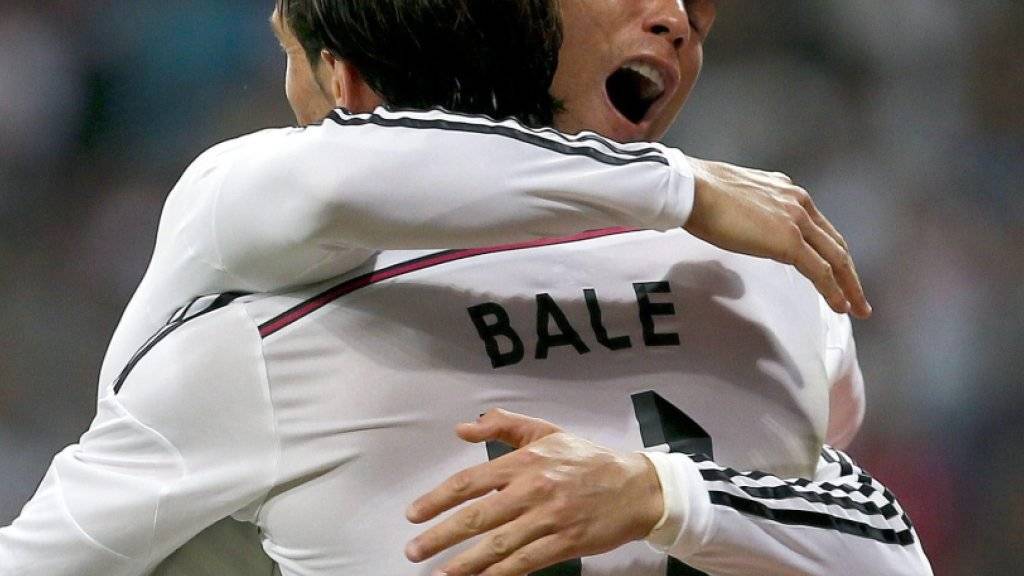 Angeblich vor einer Vertragsverlängerung bei Real Madrid: Cristiano Ronaldo und Gareth Bale