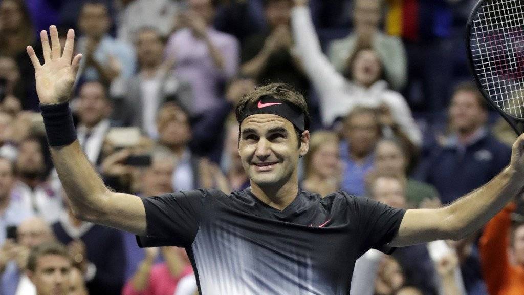 Roger Federer ist zuversichtlich für den Rest des US Open