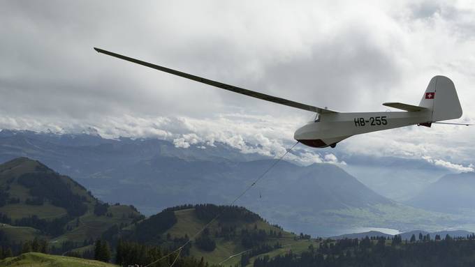 Ostschweizer Segelflieger landet in Wiese