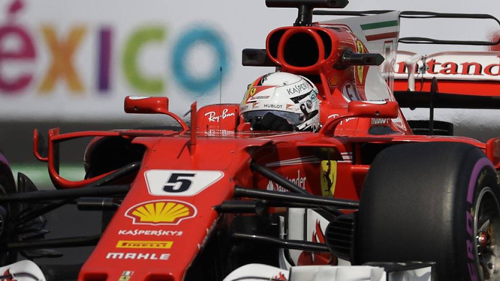 Sebastian Vettel holt in Mexiko seine 50. Pole-Position