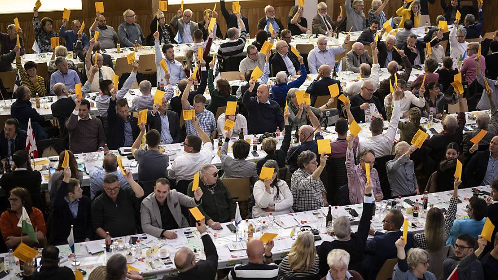 Die Delegierten der SVP sprachen sich dafür aus, Listenverbindungen bei Nationalratswahlen nicht mehr zuzulassen.