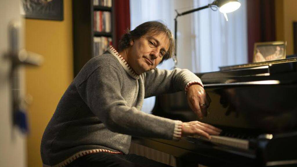 Pippo Pollina in seinem Zürcher Atelier.