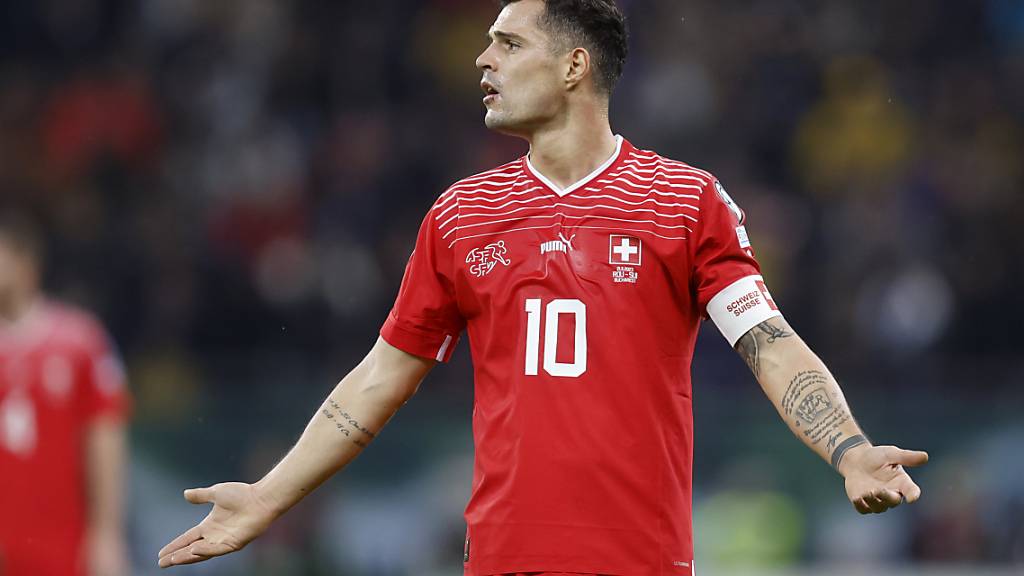Granit Xhaka wirkt nach der Niederlage gegen Rumänien ratlos