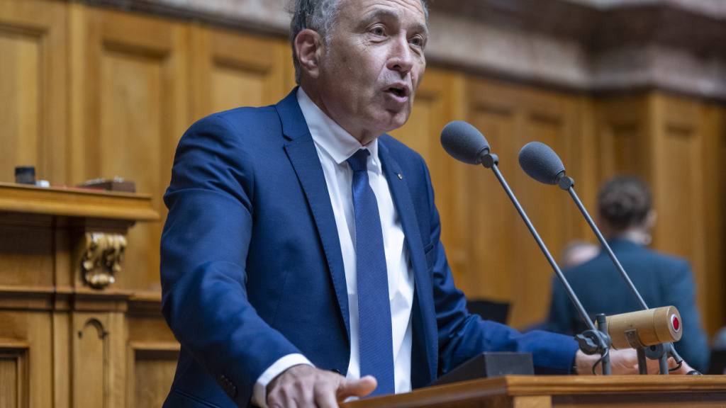 Will die Nachfolge von SVP-Bundesrat Guy Parmelin antreten: der Solothurner SVP-Nationalrat Rémy Wyssmann. (Archivbild)