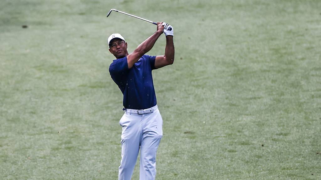 Tiger Woods war am Montag in Augusta anzutreffen