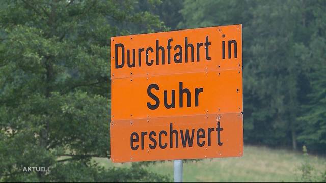 Verkehrshölle in Suhr