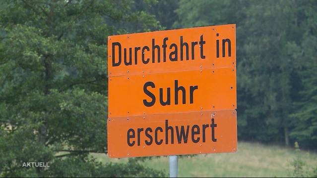 Verkehrshölle in Suhr