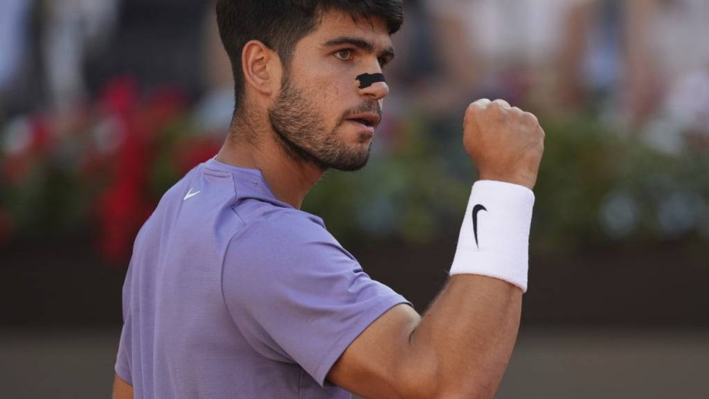 Carlos Alcaraz gewinnt erstmals das Masters-1000-Turnier in Rom