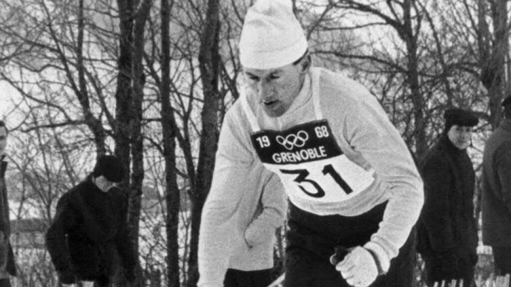 Sepp Haas lief 1968 in Grenoble mit der Startnummer 31 im 50-km-Rennen überraschend zu Olympia-Bronze