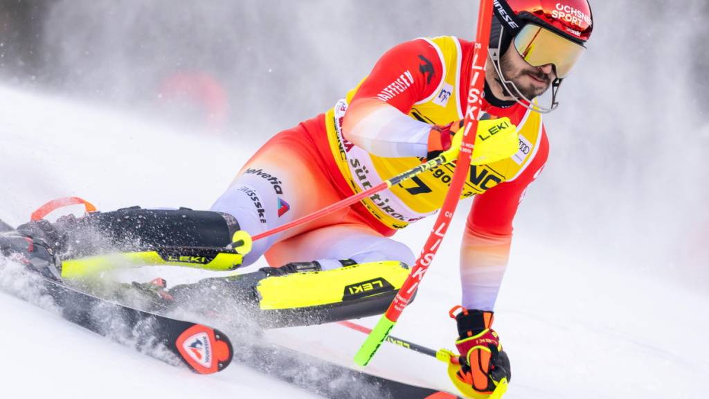 Loïc Meillard überzeugt im Slalom trotz Rückenbeschwerden ein weiteres Mal