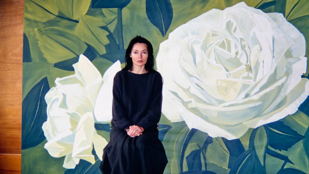 Anne Loch in ihrem Atelier in Thusis, 1989. (Archivbild)