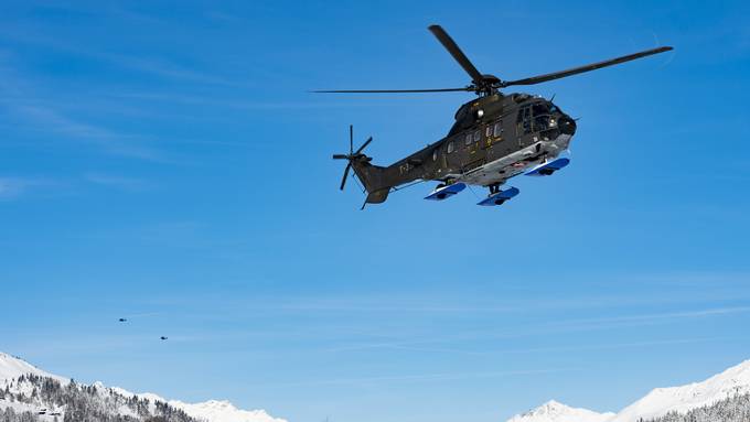 Luftwaffe rettet J+S-Skitourenlager im Wallis