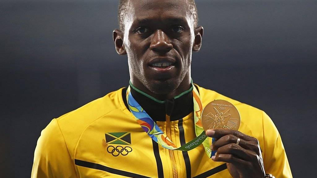 Auch in Rio de Janeiro drei Goldmedaillen: Superstar Usain Bolt