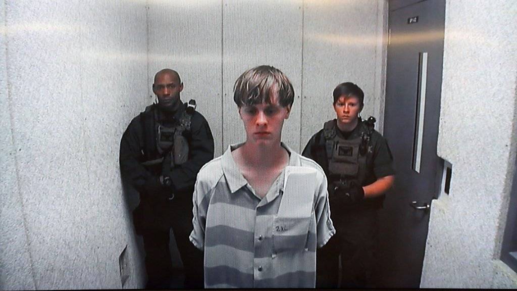 Für ihn wird zweimal die Todesstrafe gefordert: Der mutmassliche Attentäter von Charleston, Dylann Roof. (Archivbild)