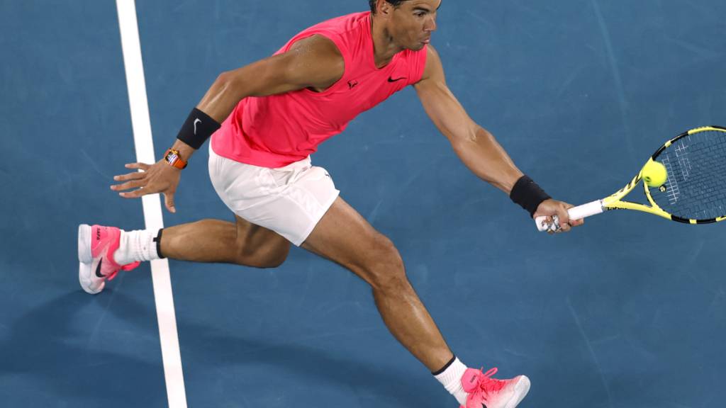 Rafael Nadal rang in einem packenden Kampf Nick Kyrgios in vier Sätzen nieder
