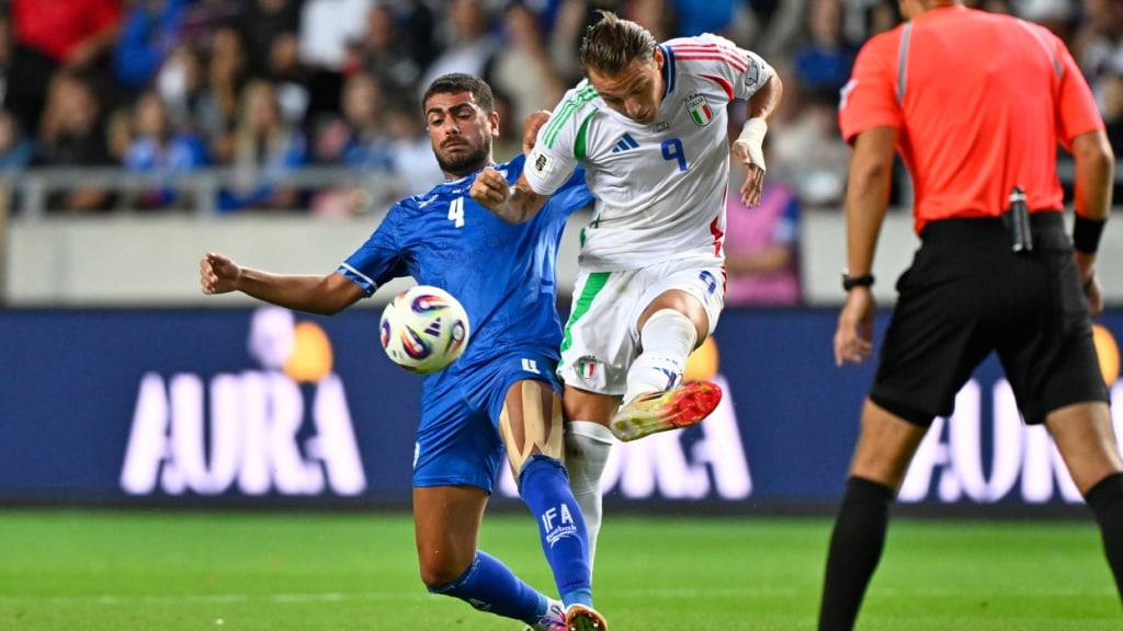 Mateo Retegui und seine italienischen Teamkollegen hatten gegen Israel viel Mühe