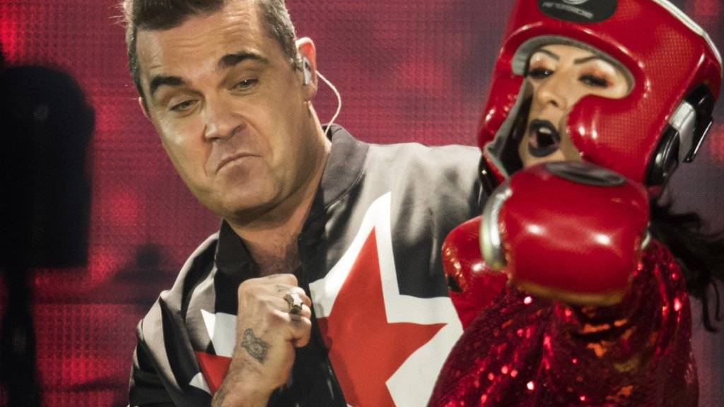 Robbie Williams mit Show vor 45'000 Zuschauern