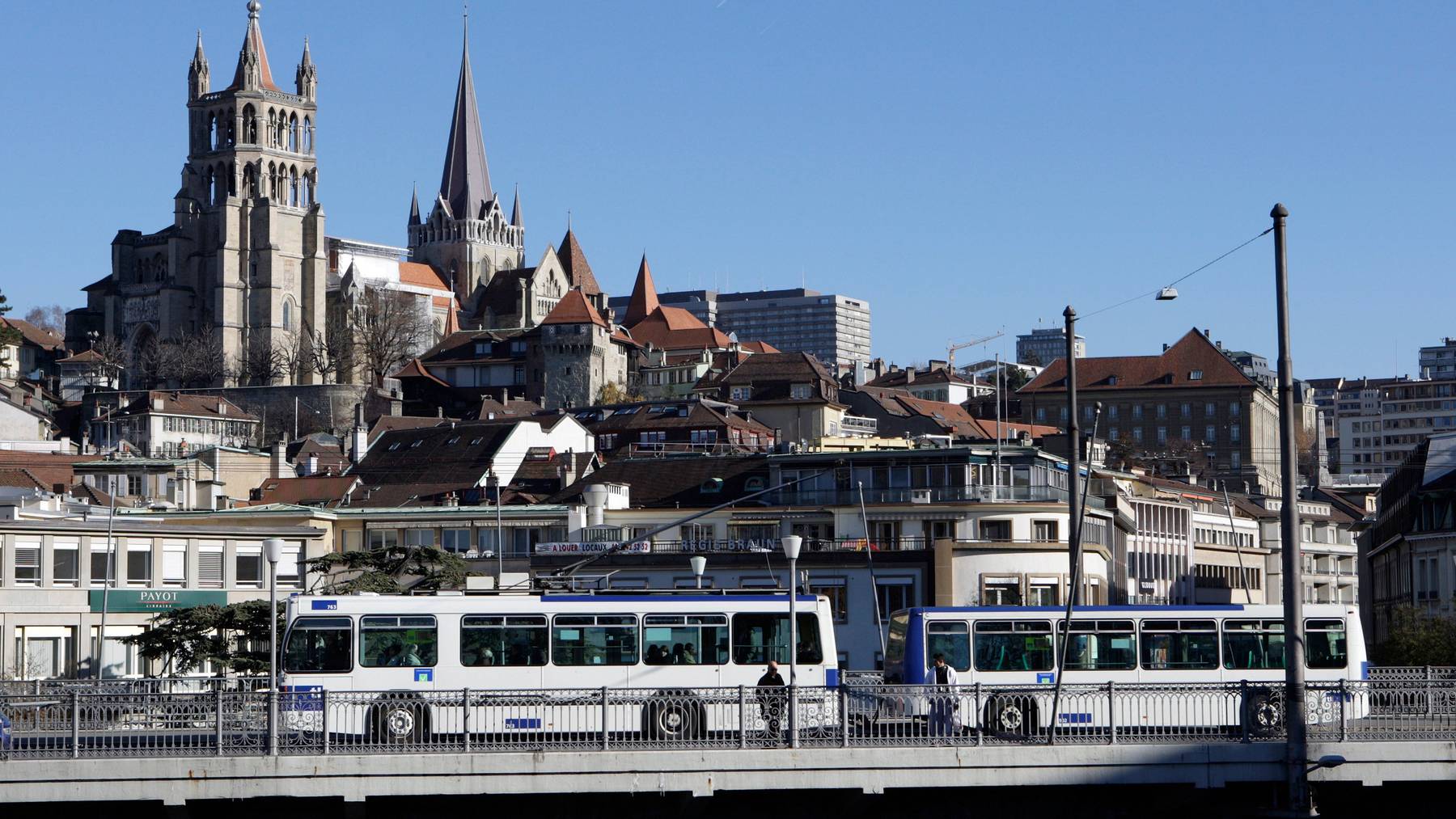 Die Stadt Lausanne erleidet aufgrund der Coronakrise starke finanzielle Einbussen.