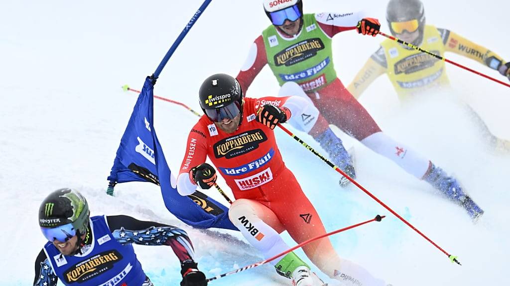 Alex Fiva, hier an zweiter Position, fiel im Viertelfinal noch auf Platz 4 zurück und schied vorzeitig aus