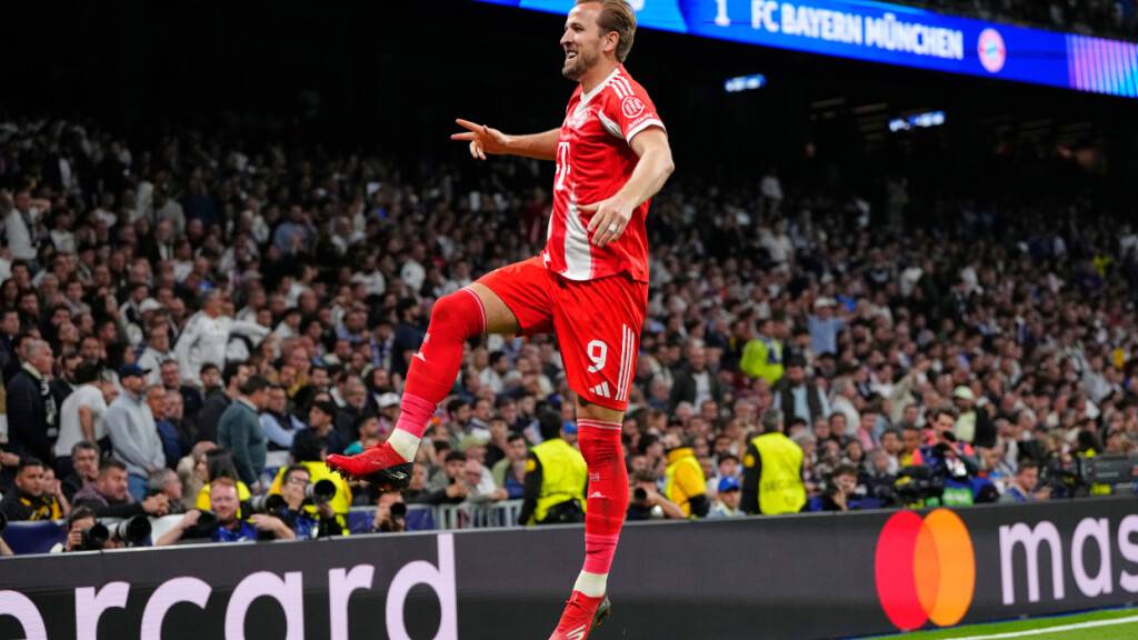 Zuletzt angeschlagen, aber auch in Madrid wieder ein Torgarant: Bayern Münchens Topskorer Harry Kane