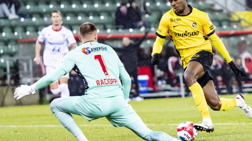 Goalie Anthony Racioppi spielte zum zweiten Mal diese Saison gegen seinen ex-Klub Young Boys zu Null