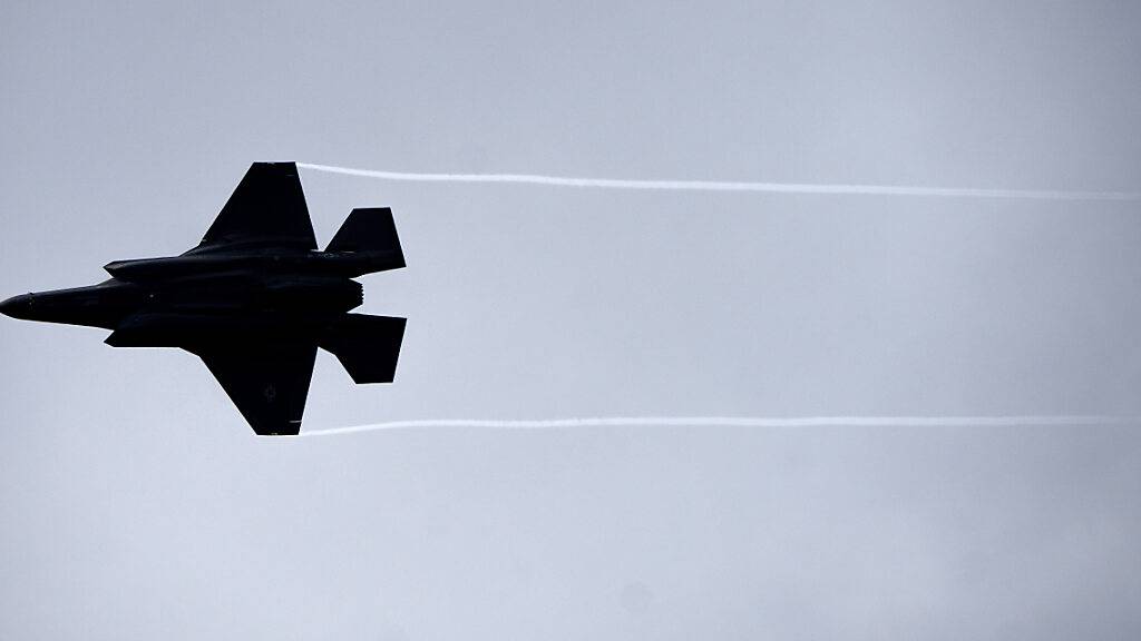 ARCHIV - Ein amerikanischer Kampfjets des Typs F35 (Archivbild). Foto: Bo Amstrup/Ritzau Scanpix via AP/dpa