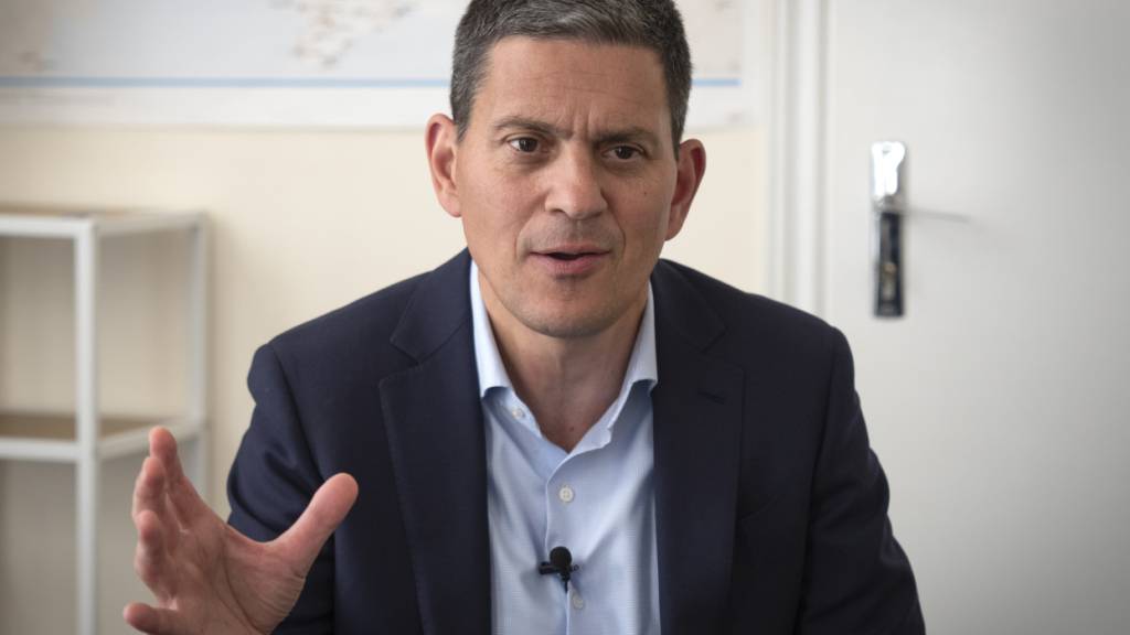 «Bei globalen Fragen gab es in Davos Leerstellen», sagte IRC-Präsident David Miliband der Deutschen Presse-Agentur in Davos. (Archivbild)