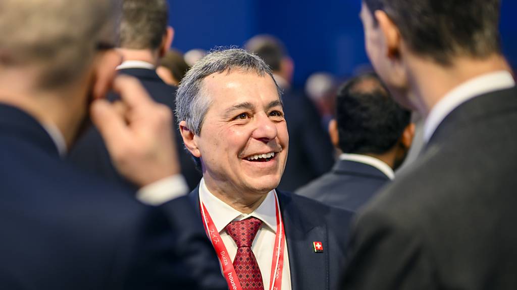 Der Schweizer Aussenminister Ignazio Cassis hat am WEF bereits für den Ukraine-Friedensgipfel geweibelt. Im Februar will er nun auch China und Indien miteinbeziehen.