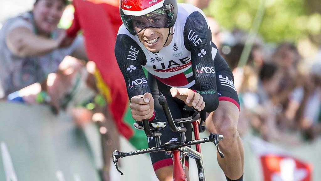Wird die Tour de Suisse nicht zum vierten Mal gewinnen: der am Knie verletzte Portugiese Rui Costa