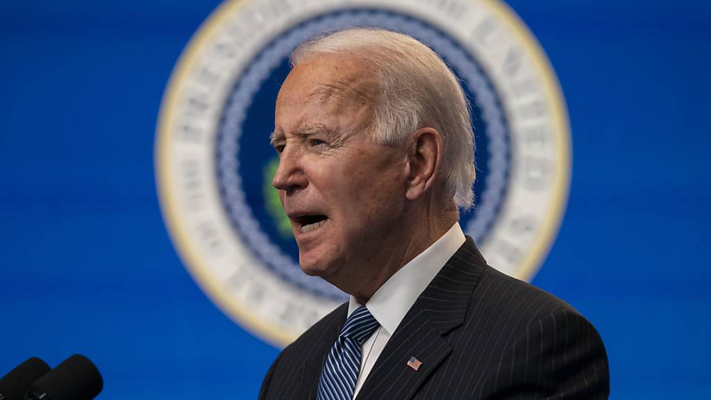 US-Präsident Joe Biden spricht während einer Veranstaltung. Foto: Evan Vucci/AP/dpa