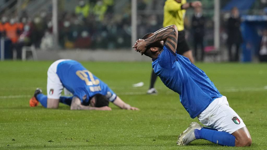 Italienische Fussballmannschaft spielt nicht an der WM 2022