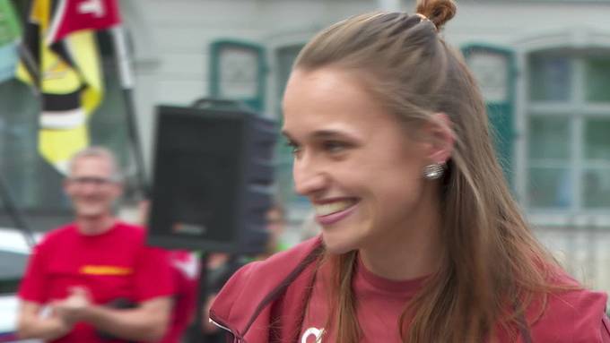 Grosser Empfang: Riccarda Dietsche ist zurück aus Tokio