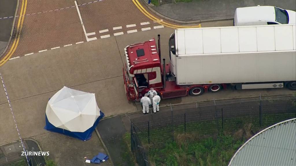 39 Leichen in LKW-Container bei London entdeckt