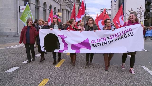 Für Gleichstellung auf die Strasse