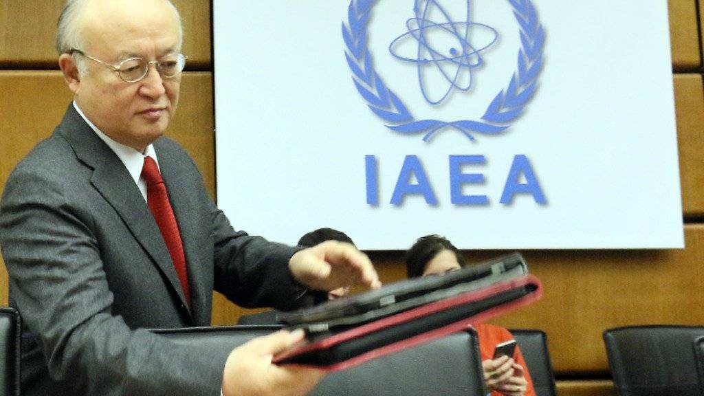 Die von Yukiya Amano präsidierte IAEA ist zum Schluss gekommen, dass der Iran an Atomwaffen geforscht hat. (Archiv)