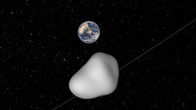 Asteroid 2012 TC4 fliegt knapp an der Erde vorbei