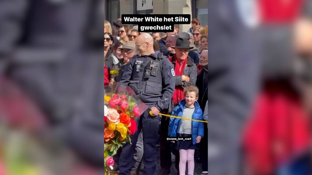 Walter White der Zücher Stadtpolizei geht viral