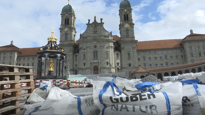 Provisorium auf Klosterplatz Einsiedeln notwendig