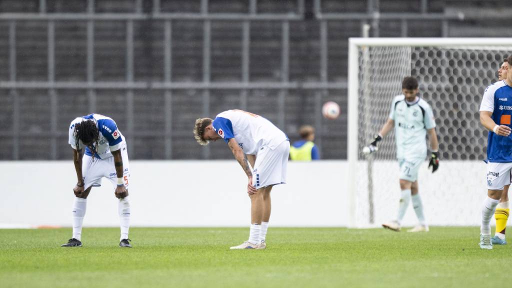 Einmal mehr in dieser Saison gibt es nach einem Spiel hängende Köpfe bei den Grasshoppers