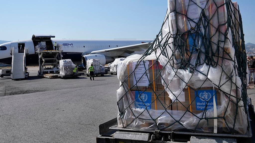 Die Vereinten Nationen mussten ihr Drehkreuz für humanitäre Hilfe in Gaza räumen (Archivbild). Foto: Hussein Malla/AP/dpa