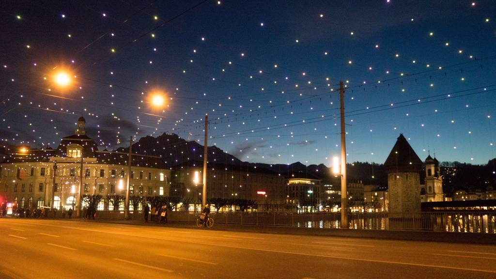 Keine Weihnachtsbeleuchtung in der Stadt Luzern