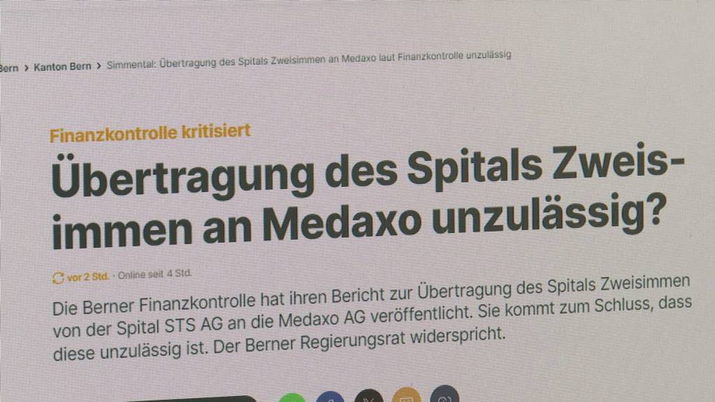 Knatsch um Gesundheitsversorgung im Simmental