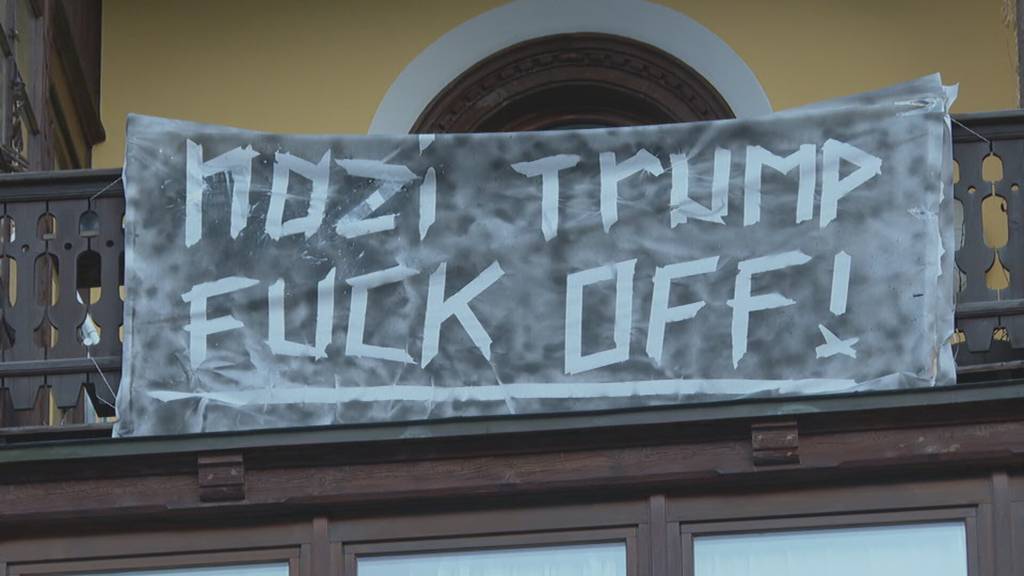 Stimmung am WEF vor Trump-Besuch