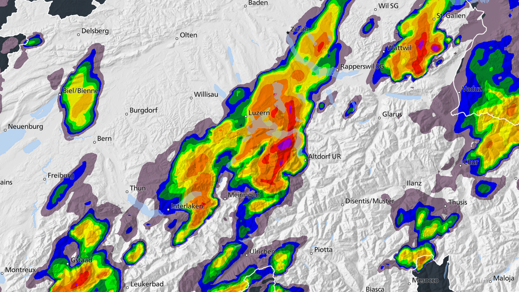 Gewitter am Freitag in der Zentralschweiz