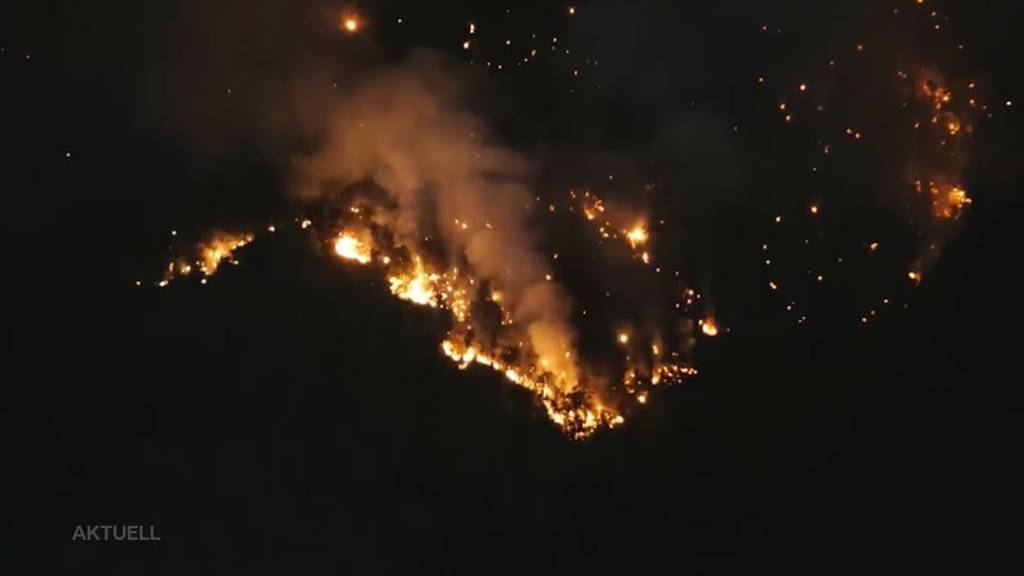 Bange Momente: So erleben betroffene Einwohner die verheerenden Waldbrände im Wallis