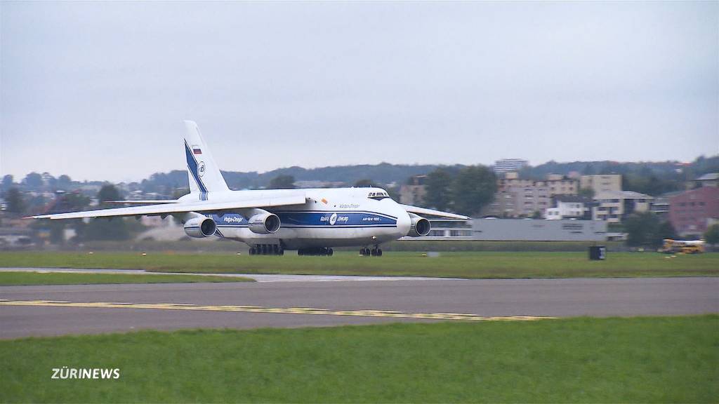 Transportkoloss Antonov fliegt zum letzten Mal ab Emmen