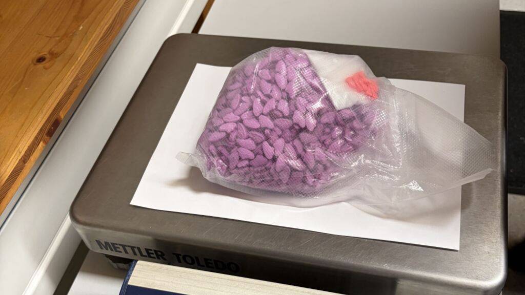 Unter den Drogen befand sich 600 Gramm mutmassliches Ecstasy.